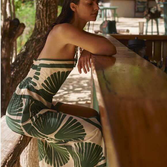 NWT Johanna Ortiz Ancient Peru Dress in Green Size 2 - Picture 6 of 11